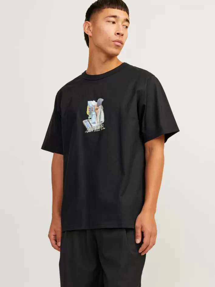 JACK & JONES T-shirts | Printed Crew neck T-shirt