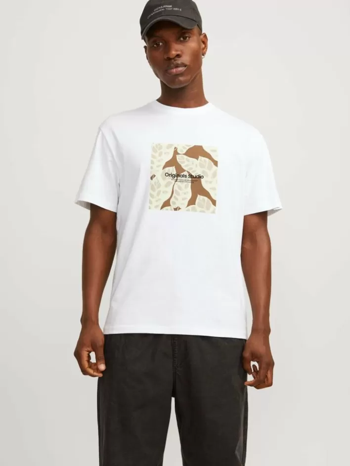 JACK & JONES T-shirts | Printed Crew neck T-shirt