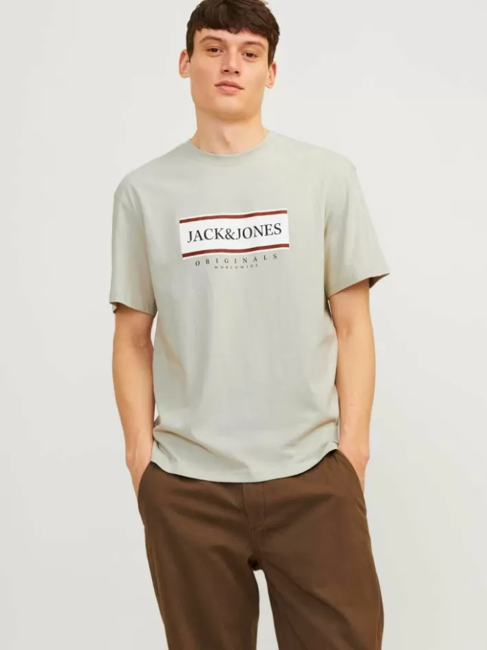 JACK & JONES T-shirts | Printed Crew neck T-shirt