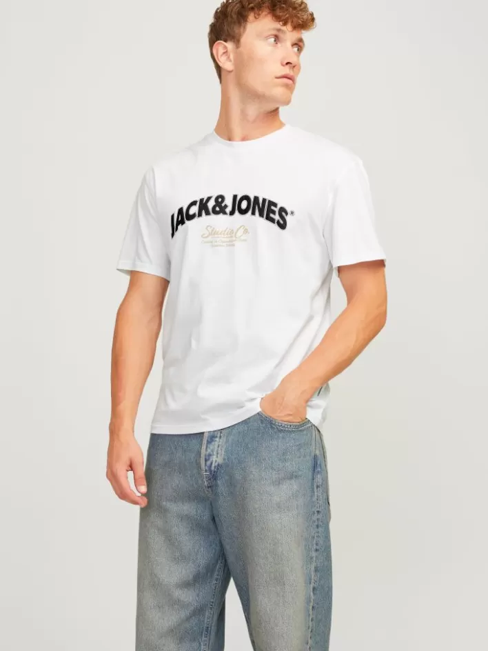 JACK & JONES T-shirts | Printed Crew neck T-shirt
