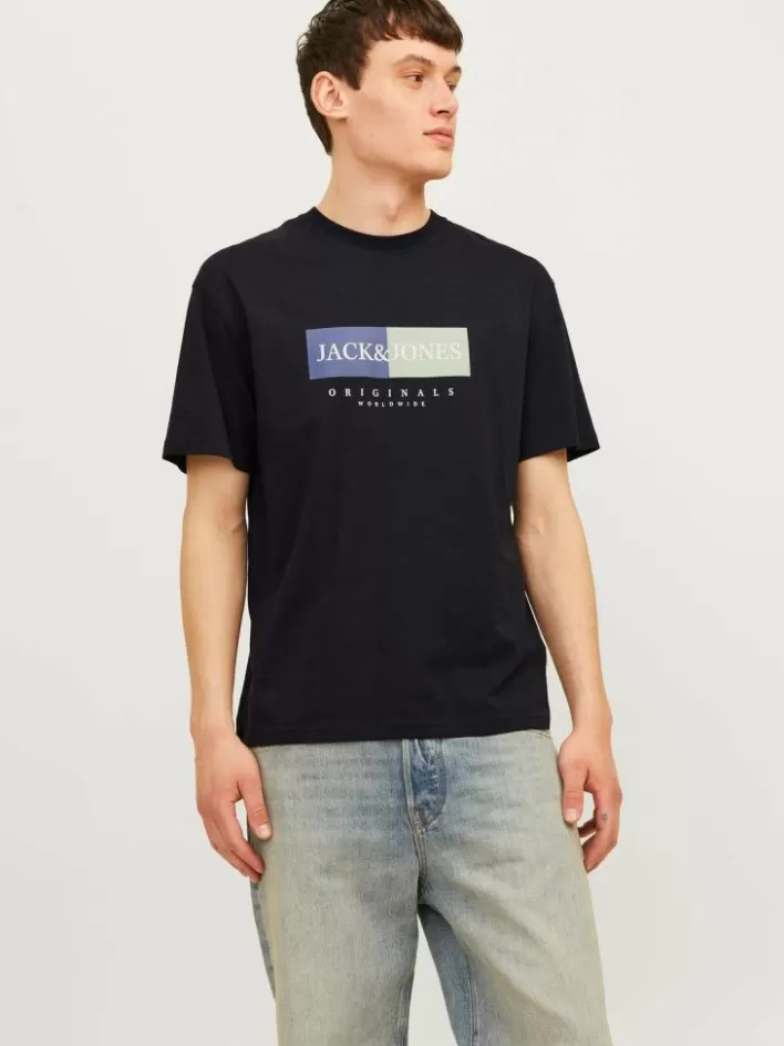 JACK & JONES T-shirts | Printed Crew neck T-shirt