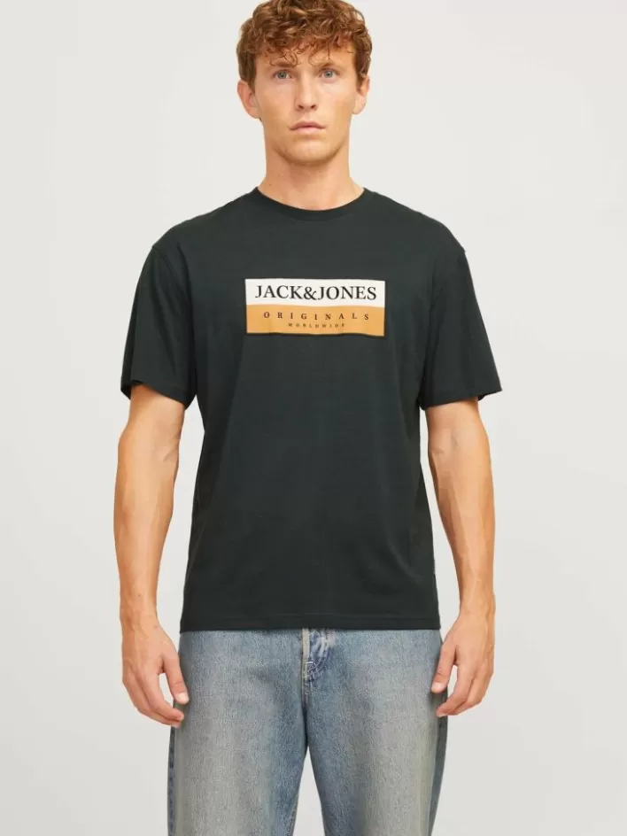 JACK & JONES T-shirts | Printed Crew neck T-shirt