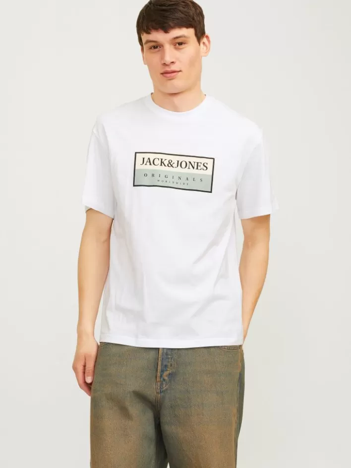 JACK & JONES T-shirts | Printed Crew neck T-shirt