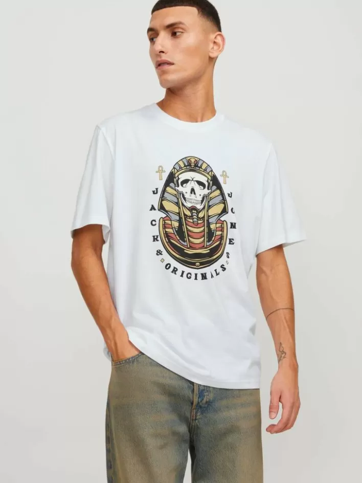 JACK & JONES T-shirts | Printed Crew neck T-shirt