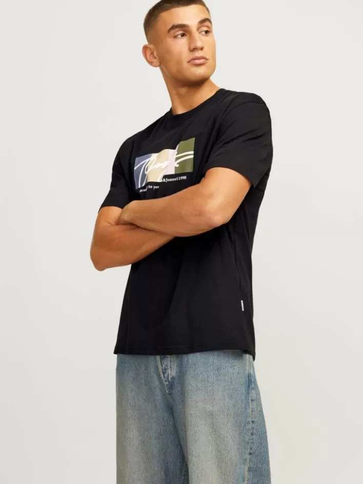 JACK & JONES T-shirts | Printed Crew neck T-shirt