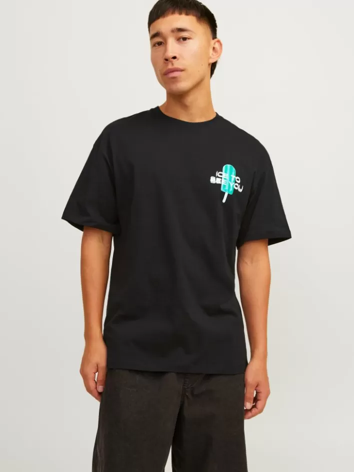 JACK & JONES T-shirts | Printed Crew neck T-shirt