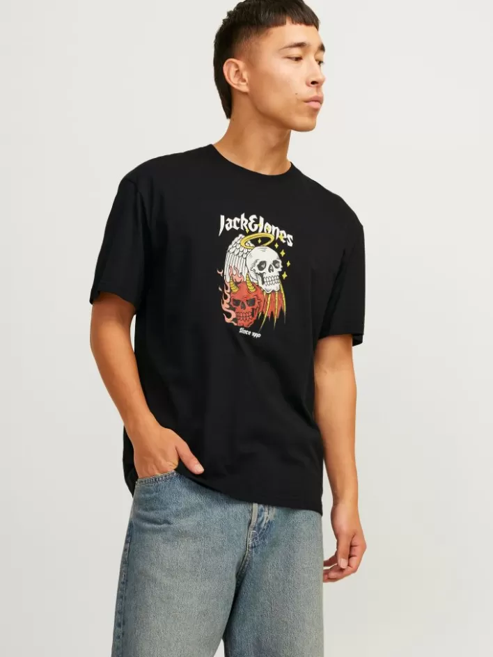 JACK & JONES T-shirts | Printed Crew neck T-shirt