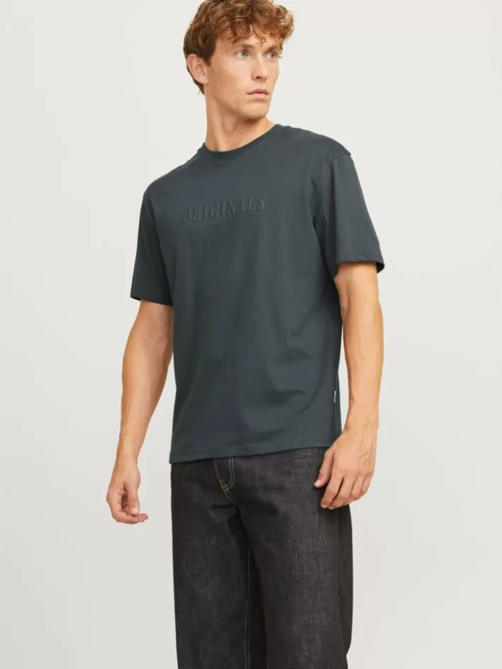 JACK & JONES T-shirts | Printed Crew neck T-shirt