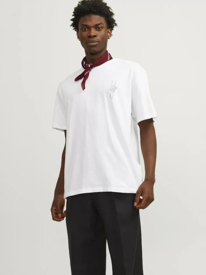 JACK & JONES T-shirts | Printed Crew neck T-shirt