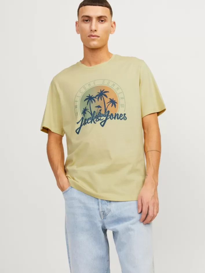 JACK & JONES T-shirts | Printed Crew neck T-shirt