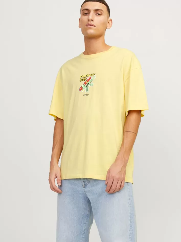 JACK & JONES T-shirts | Printed Crew neck T-shirt