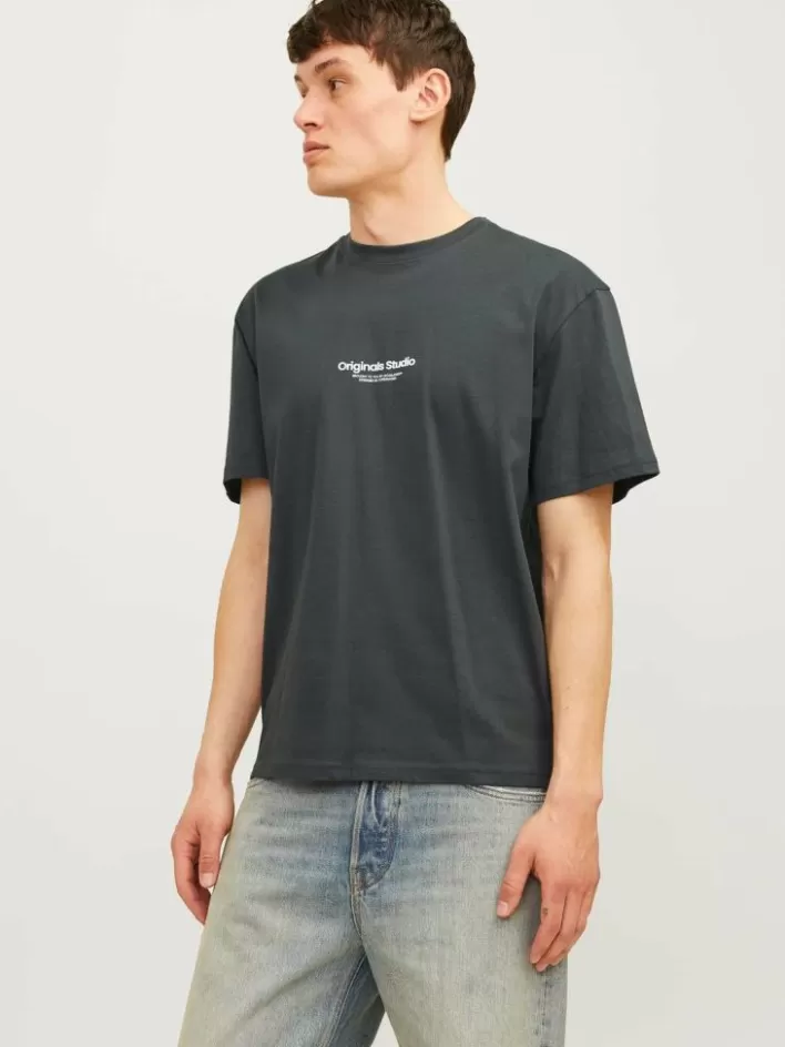 JACK & JONES T-shirts | Printed Crew neck T-shirt