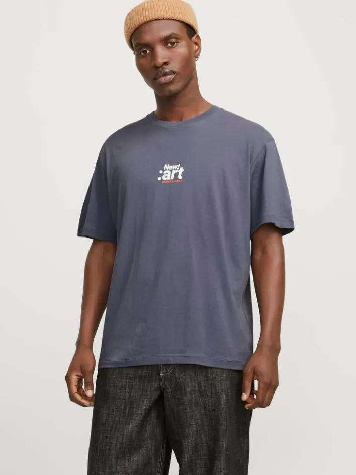 JACK & JONES T-shirts | Printed Crew neck T-shirt
