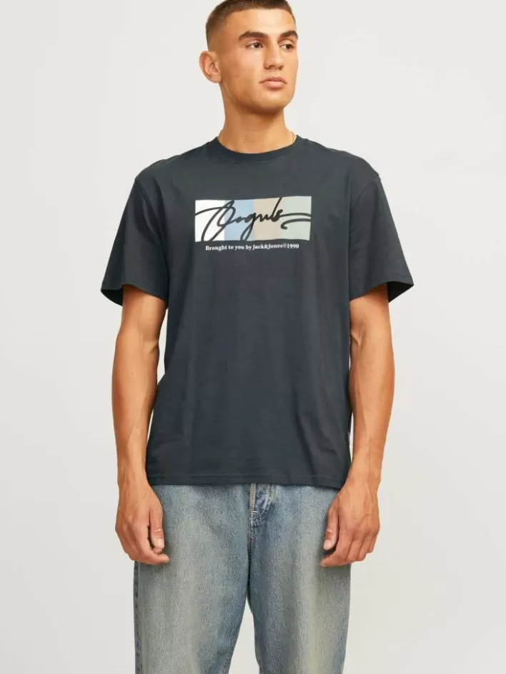JACK & JONES T-shirts | Printed Crew neck T-shirt