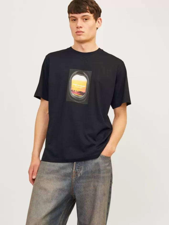 JACK & JONES T-shirts | Printed Crew neck T-shirt