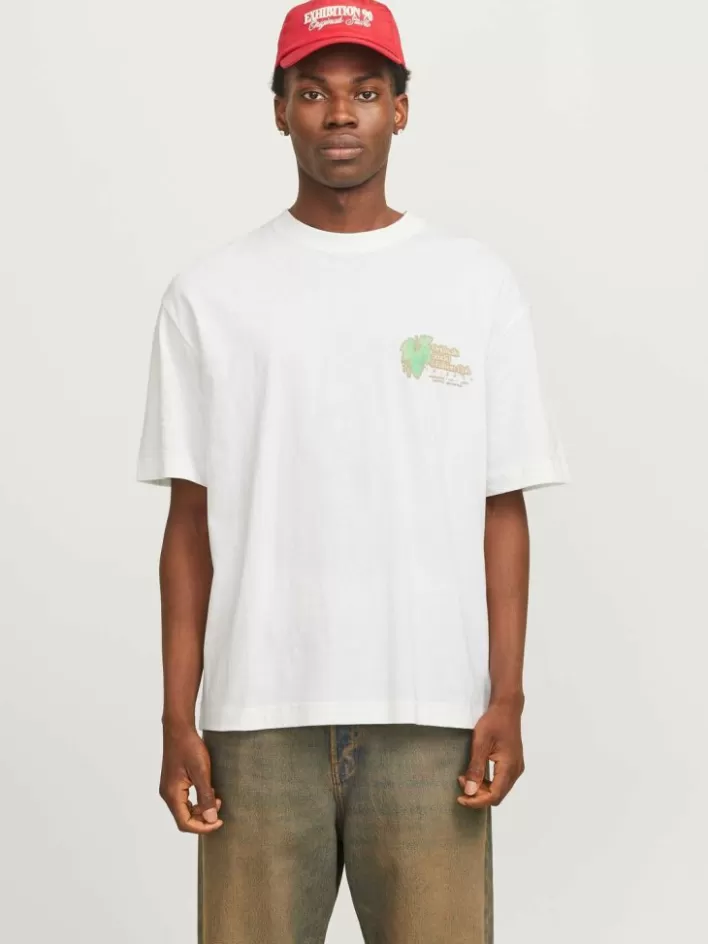 JACK & JONES T-shirts | Printed Crew neck T-shirt