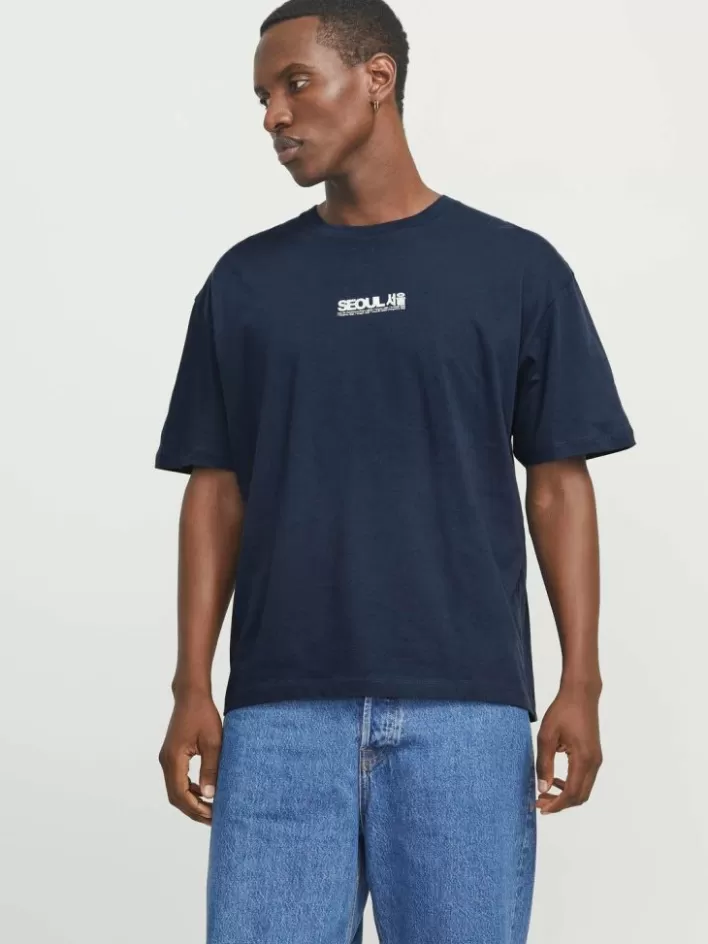 JACK & JONES T-shirts | Printed Crew neck T-shirt