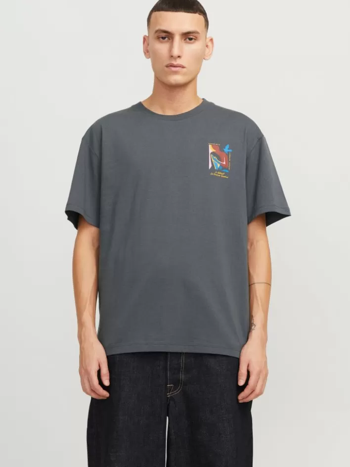 JACK & JONES T-shirts | Printed Crew neck T-shirt