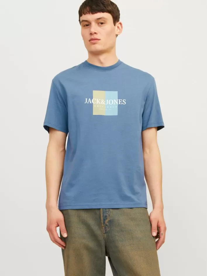 JACK & JONES T-shirts | Printed Crew neck T-shirt