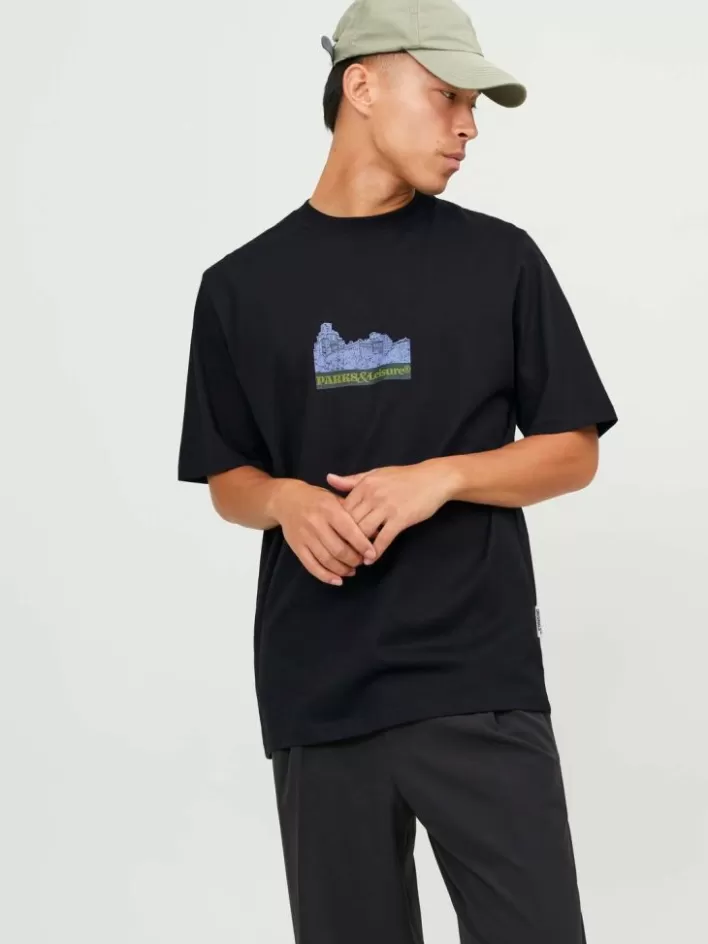 JACK & JONES T-shirts | Printed Crew neck T-shirt