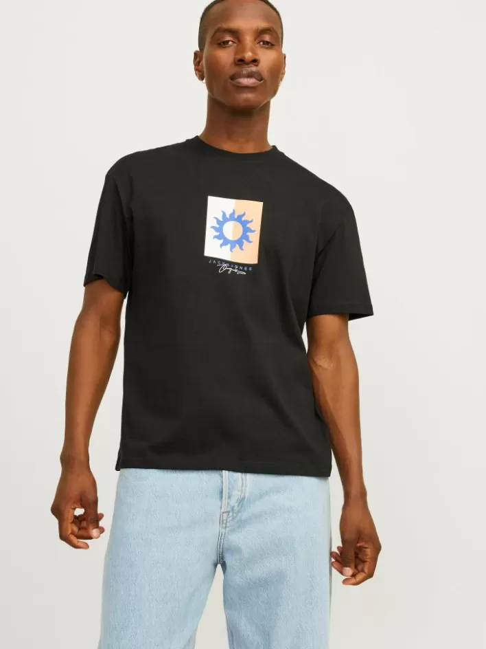 JACK & JONES T-shirts | Printed Crew neck T-shirt