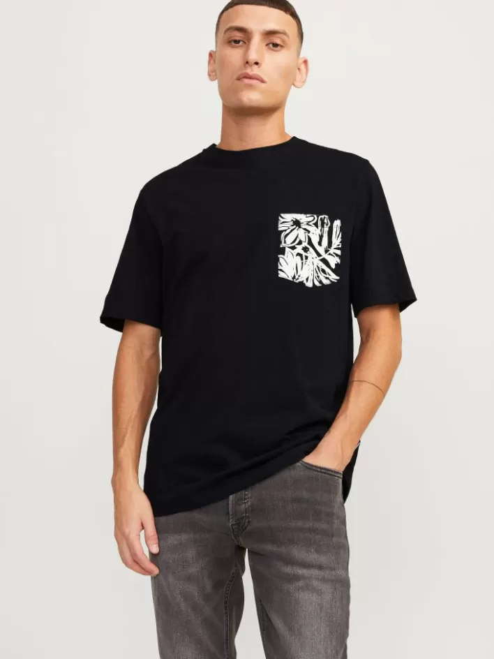 JACK & JONES T-shirts | Printed Crew neck T-shirt