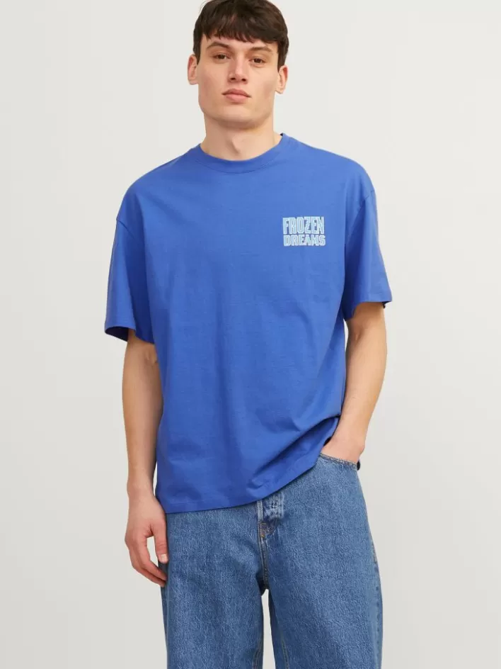 JACK & JONES T-shirts | Printed Crew neck T-shirt