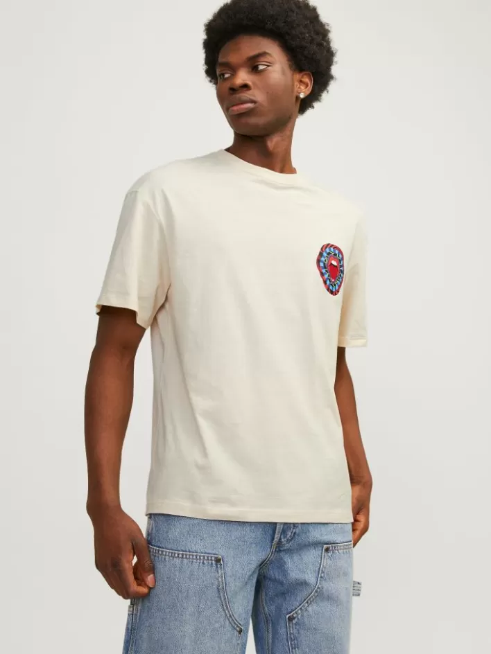 JACK & JONES T-shirts | Printed Crew neck T-shirt