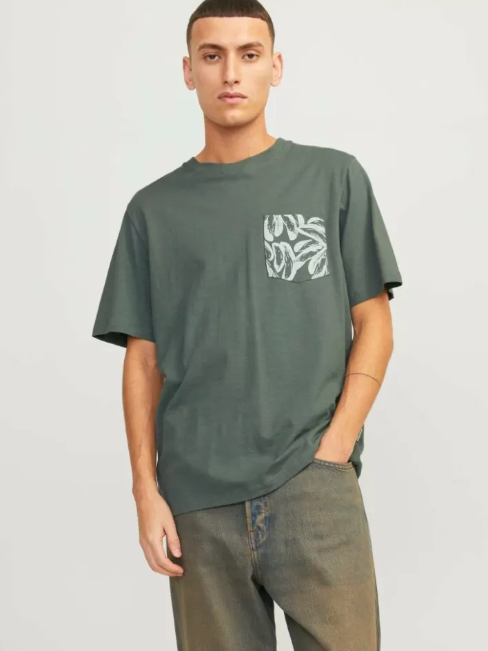 JACK & JONES T-shirts | Printed Crew neck T-shirt