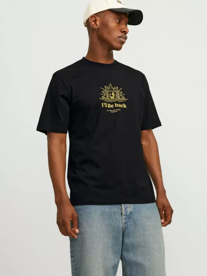 JACK & JONES T-shirts | Printed Crew neck T-shirt