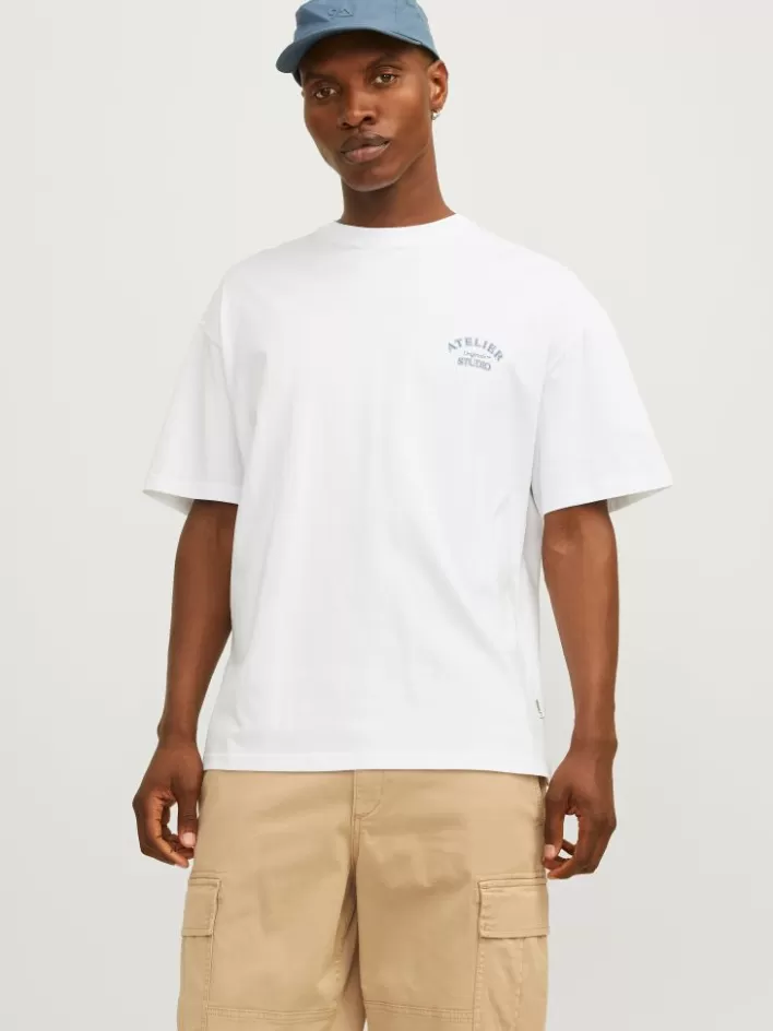 JACK & JONES T-shirts | Printed Crew neck T-shirt
