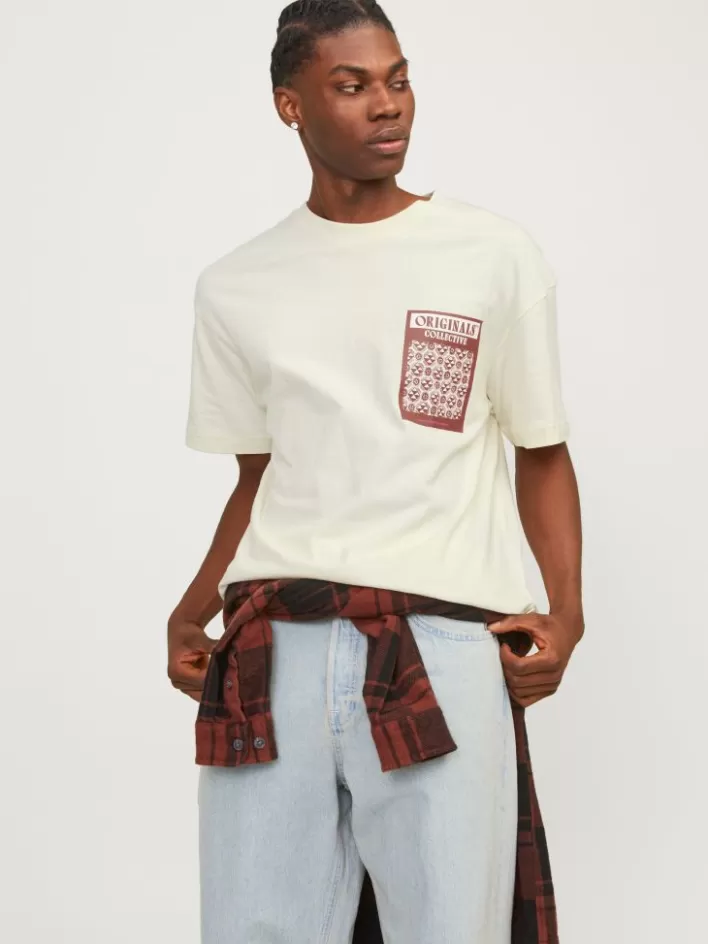 JACK & JONES T-shirts | Printed Crew neck T-shirt