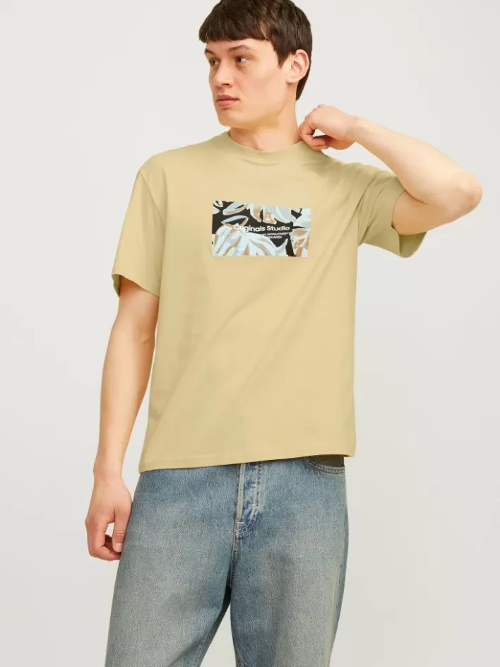 JACK & JONES T-shirts | Printed Crew neck T-shirt