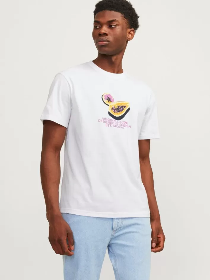 JACK & JONES T-shirts | Printed Crew neck T-shirt