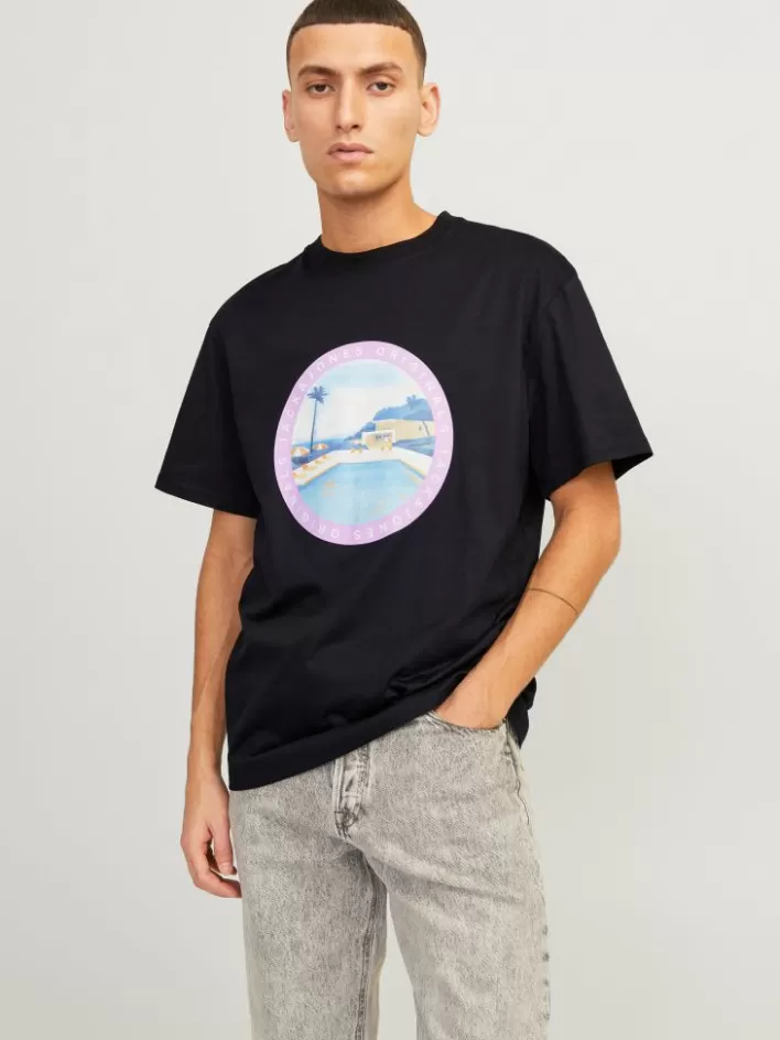 JACK & JONES T-shirts | Printed Crew neck T-shirt
