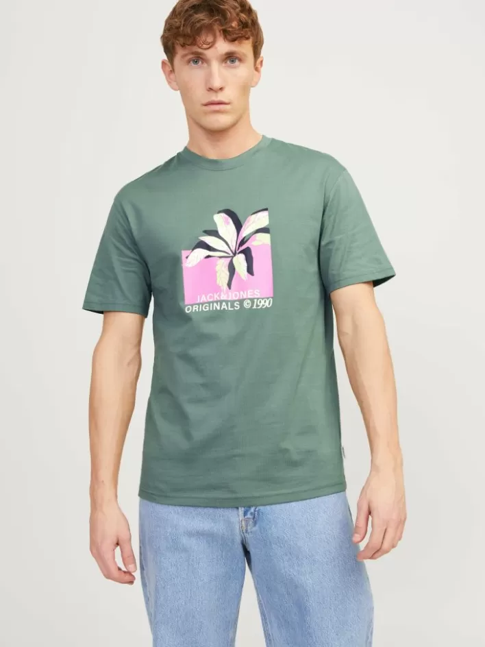 JACK & JONES T-shirts | Printed Crew neck T-shirt
