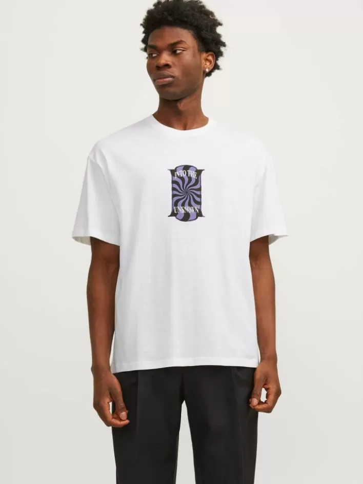 JACK & JONES T-shirts | Printed Crew neck T-shirt