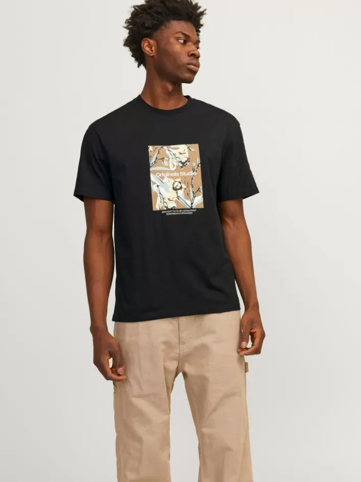 JACK & JONES T-shirts | Printed Crew neck T-shirt
