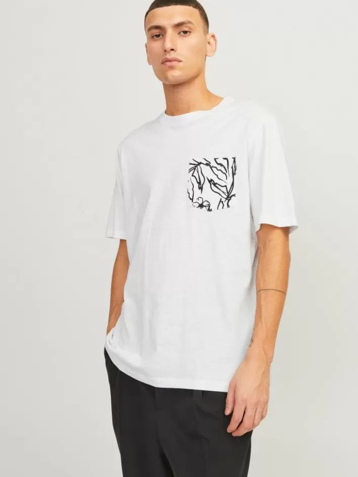 JACK & JONES T-shirts | Printed Crew neck T-shirt