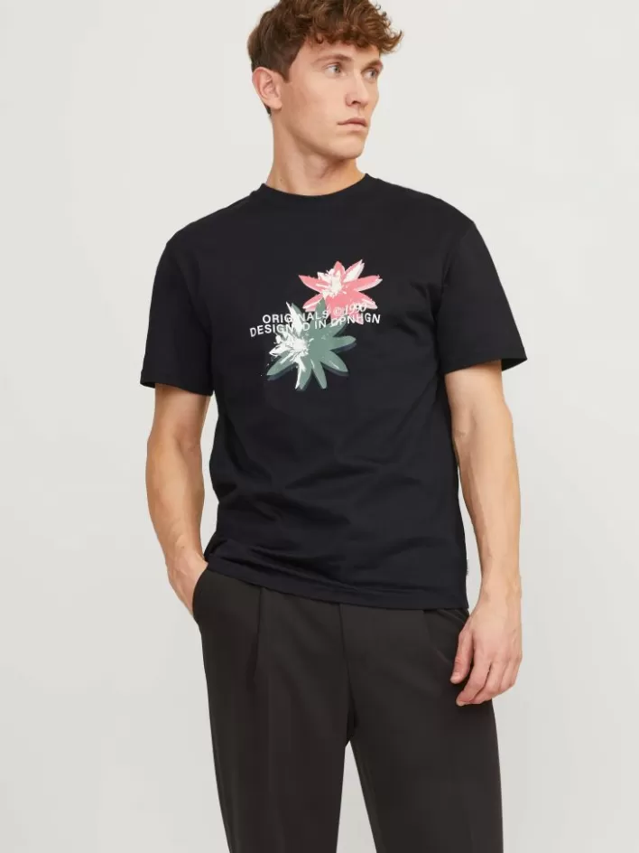 JACK & JONES T-shirts | Printed Crew neck T-shirt