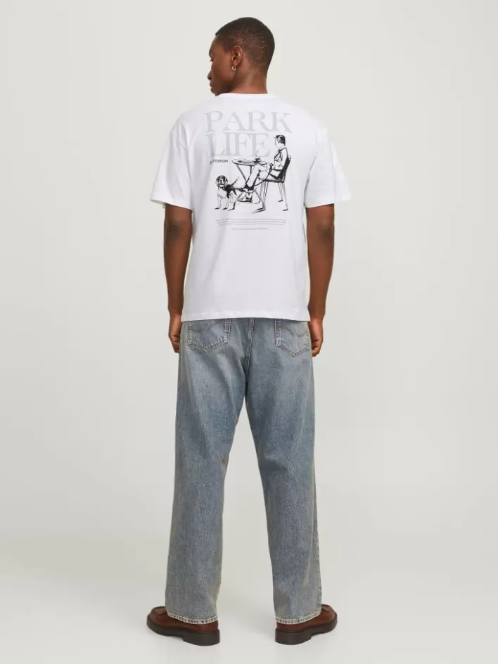 JACK & JONES T-shirts | Printed Crew neck T-shirt