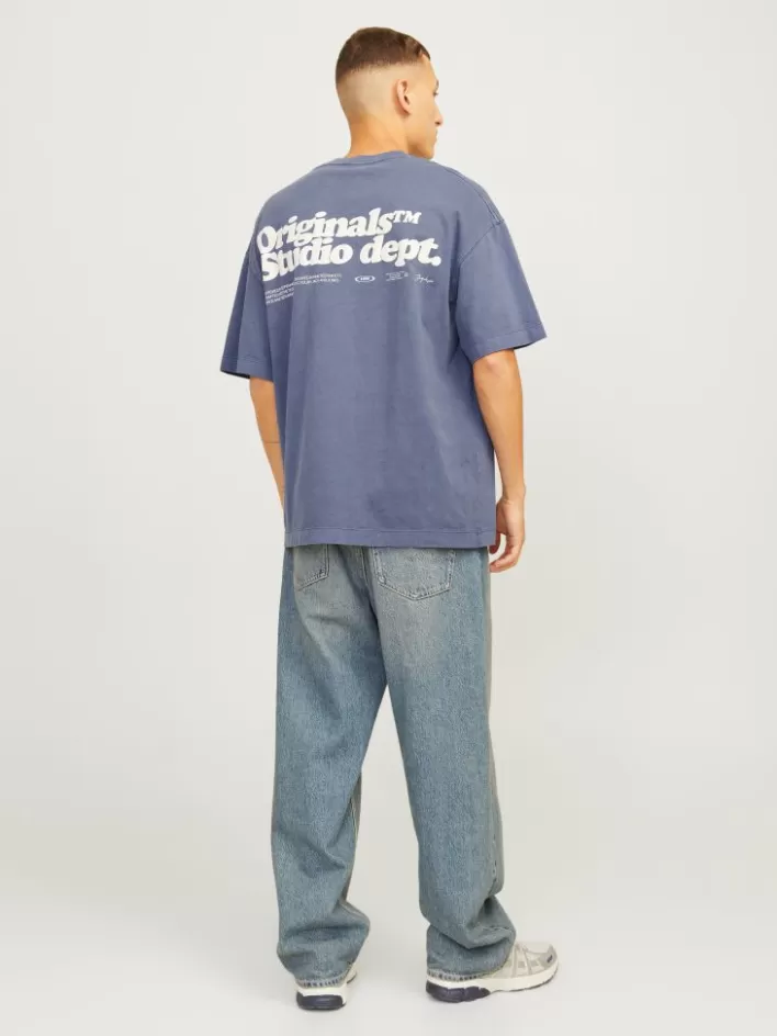 JACK & JONES T-shirts | Printed Crew neck T-shirt