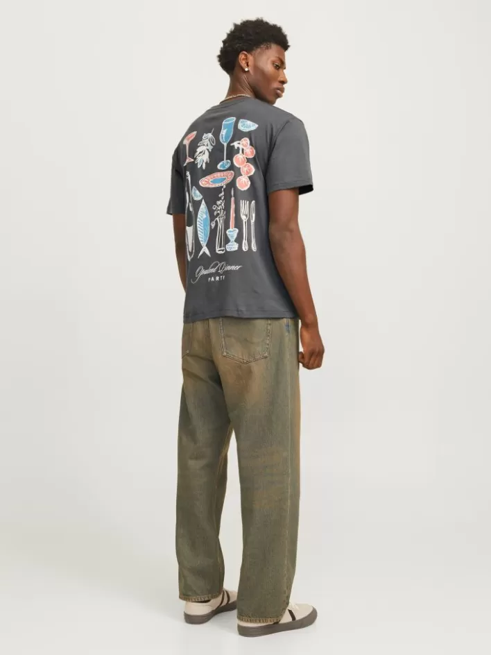 JACK & JONES T-shirts | Printed Crew neck T-shirt