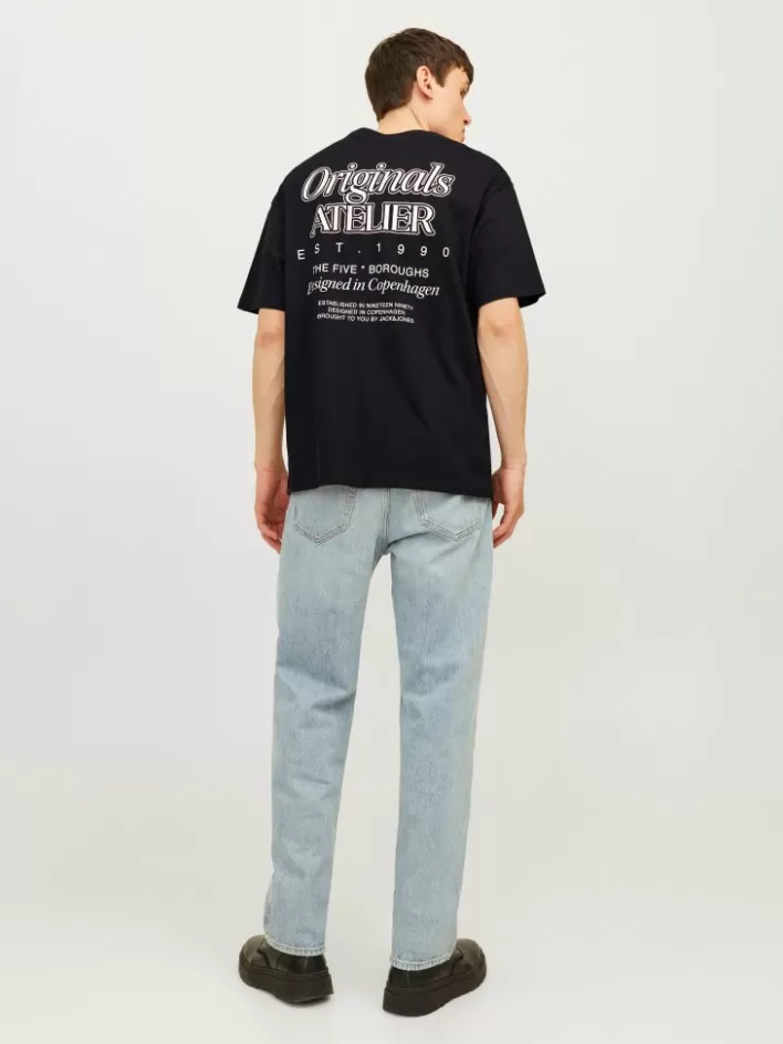 JACK & JONES T-shirts | Printed Crew neck T-shirt