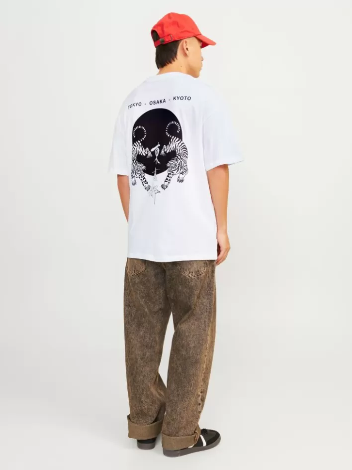 JACK & JONES T-shirts | Printed Crew neck T-shirt