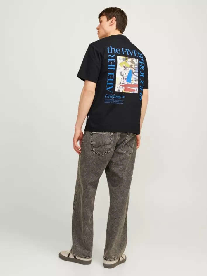 JACK & JONES T-shirts | Printed Crew neck T-shirt
