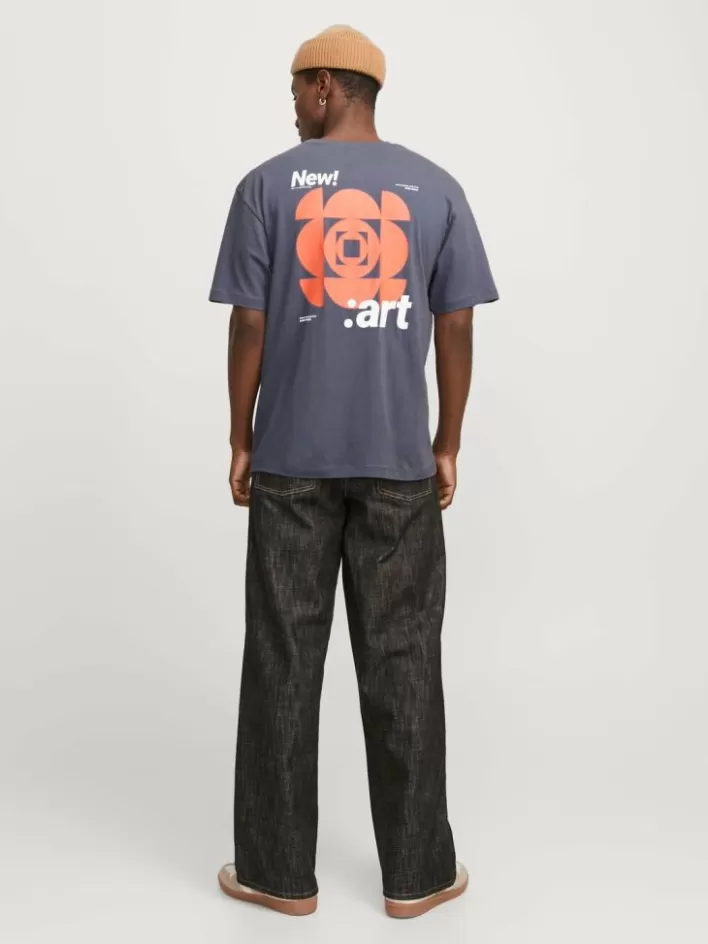 JACK & JONES T-shirts | Printed Crew neck T-shirt