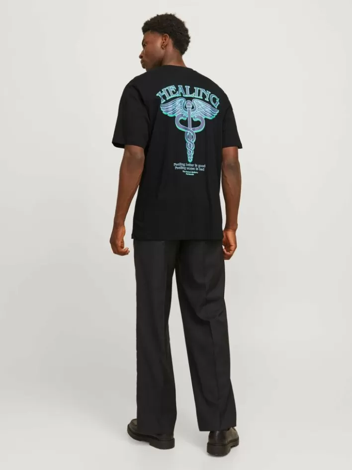 JACK & JONES T-shirts | Printed Crew neck T-shirt