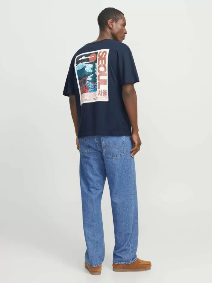 JACK & JONES T-shirts | Printed Crew neck T-shirt