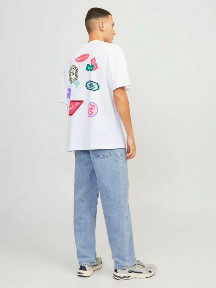 JACK & JONES T-shirts | Printed Crew neck T-shirt